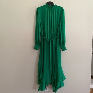 Gibson Latimer emerald green flowy dress size XL